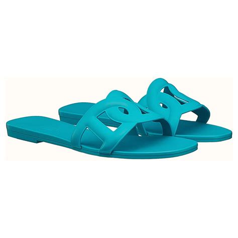 sandale hermes femme bleu|hermes ladies sandals.